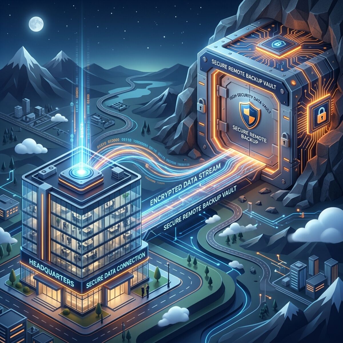 Secure Cloud Backup Vault