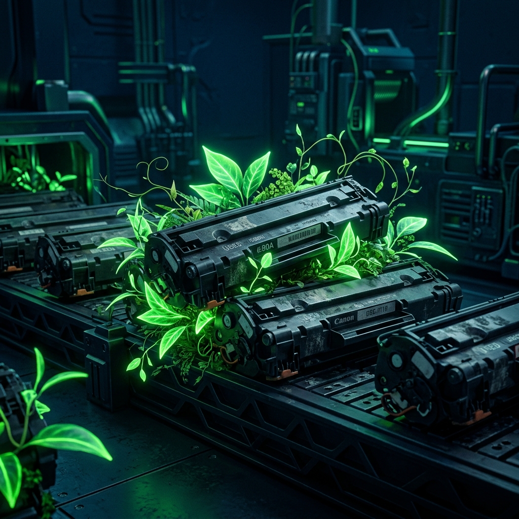 Exhausted Toner Recycling Visual